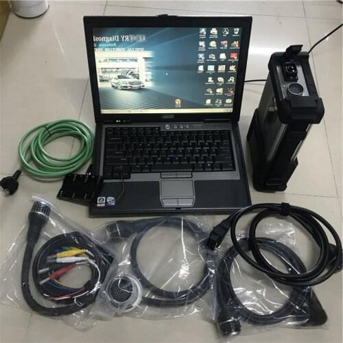 MB Star C5 SD Connect C5 with HHT software 2020.12 + Laptop D630 Professional Auto Diagnosis SD Connect C5 WIFI Diagnose Scanner