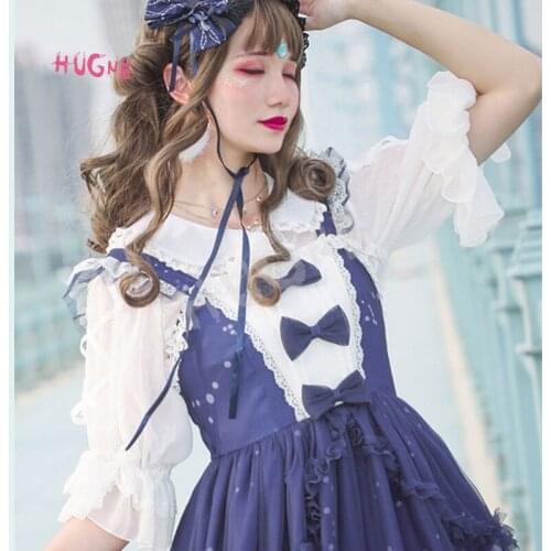 Sweet Womens White Chiffon Shrug Top Peter Pan Collar Lolita Bolero