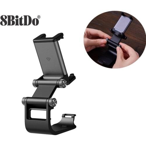8BitDo Mobile Phone Holder for Pro 2 Adjustable Gaming Clip Stand Smartphone Clip Extender Holder for 8Bitdo Pro 2 Controllers
