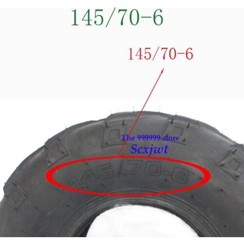Lightning shipping 6 Inch ATV Tire 145/70-6 four wheel vehcile Fit for 50cc 70cc 110cc Small ATV Front Or Rear Wheels