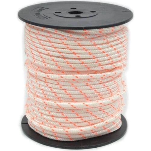 50m 3mm Nylon Pull Starter Rope Recoil Engine Start Cord for 430/520 Trimmer Cutter Chainsaws Lawn Mower LX0C