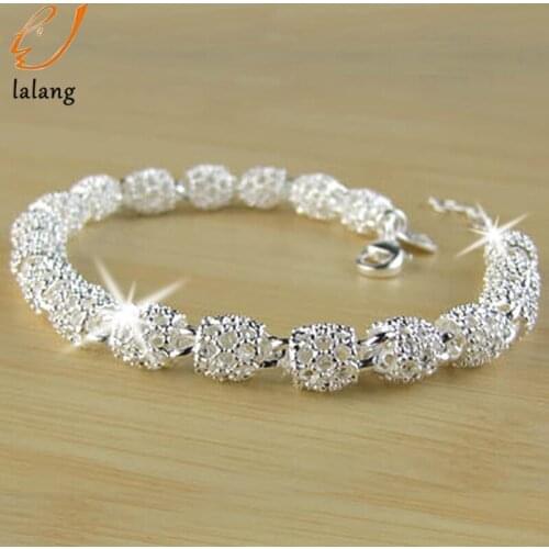 New color Jewelry Hollow Out Bead Bracelet Fashion Bracelet for Women Crystal Bangles Bracelet for Christmas Gift