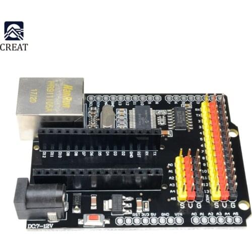 Ethernet Shield V2.0 2.0 CH340g NANO 3.0 V3.0 LAN Network Expansion Board Module Compatible For Arduino R3