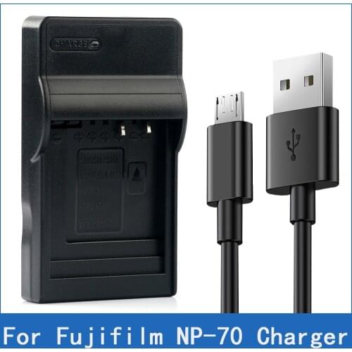 Lanfulang NP-70 BC-70 Digital Camera Battery Charger for Fujifilm FinePix F20 Zoom F40fd F45fd F47fd