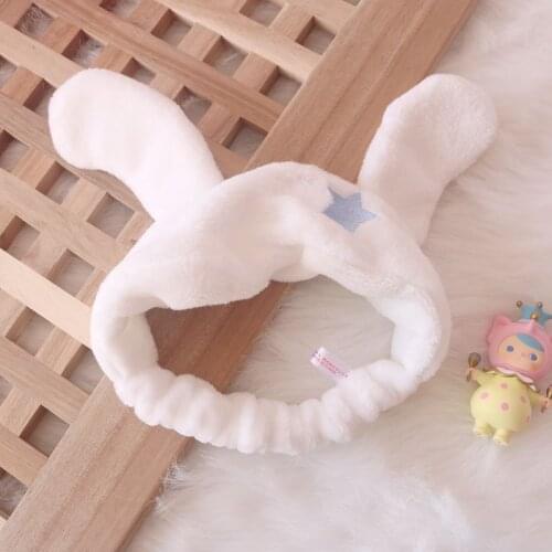 1pc Cute Cartoon Pink Hair Band White Dog Headwear Headband Cosplay Hair Accessories