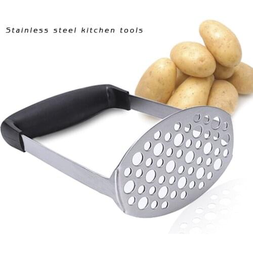 Potatoes Mud Pressure Mud Machine Potato Masher Mashed Fruit Vegetable Tools Kitchen Cooking Stainless Steel