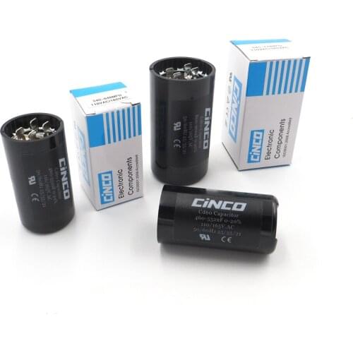 324-388 340-408 400-480 430-516 460-552 540-648 uf CD60 110V 125V 165V Motor Start Capacitor Motor Starting mfd mf 110VAC 150VAC