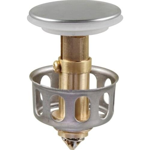 Bath Basin Launcher Bounce Core Washing Basin Stainless Steel Pressure Type Spring Core Water Leakage Plug