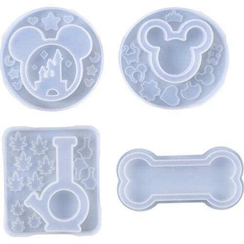 DIY Mouse Head Crystal Epoxy Craft Quicksand Pendant Mold Jewelry Making Tool Crafts Home Decorations Making Tools