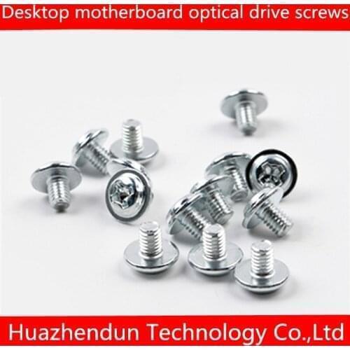 Desktop motherboard optical drive screws SSD shelf fixing screws computer repair with pad screws 1000pcs