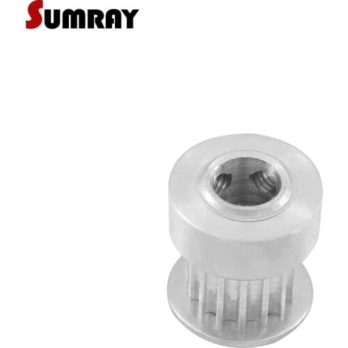 SUMRAY 3M 12T Timing Pulley 4/5/6mm Inner Bore Aluminium Motor Pulley 11mm Belt Width For 10mm Width Timing Belt 2pcs