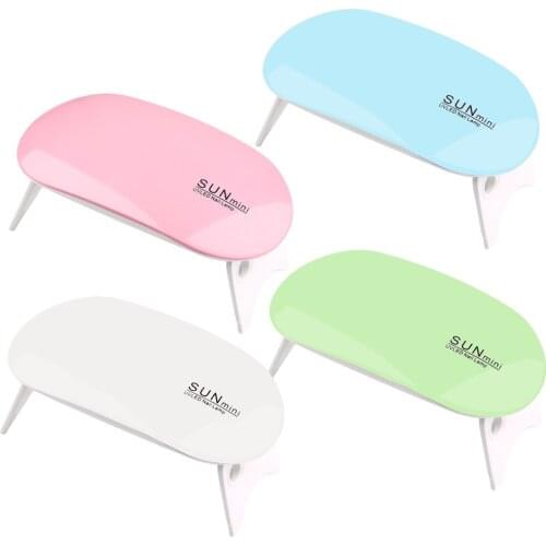 1PC Smart Led Nails Dryer Lamp for Drying Nail Gel Polish Kit 6LEDS Ice Lamp Nails UV Light for Art Design Dryer Manicure Tools