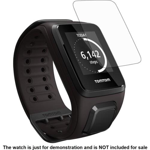 3x Clear LCD Screen Protector Guard Cover Film for TomTom Spark / Runner 3 Cradio Sporting Running GPS Smart Watch Accessories