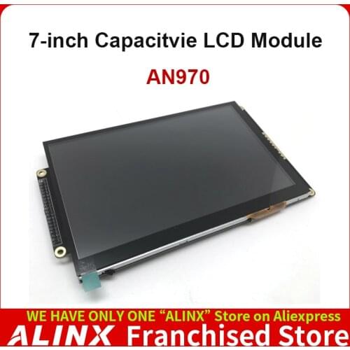 ALINX AN970: 7" 5-Point Capacitive TFT LCD Screen Module for FPGA Board