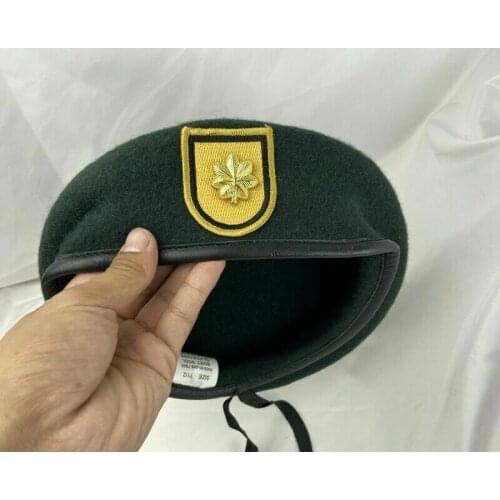 US Army 1th Special Forces Group Green Beret Major Device Rank Military Hat Military Store