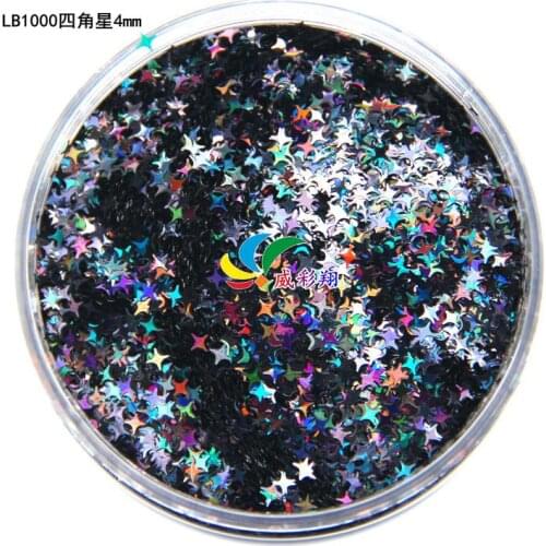 Nail make-up corners star golden onion powder paillette laser