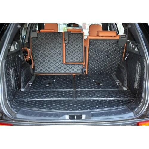 Good mats! Special trunk mats for Land Rover Discovery Sport 7 seats 2018-2014 waterproof cargo liner boot carpets,Free shipping
