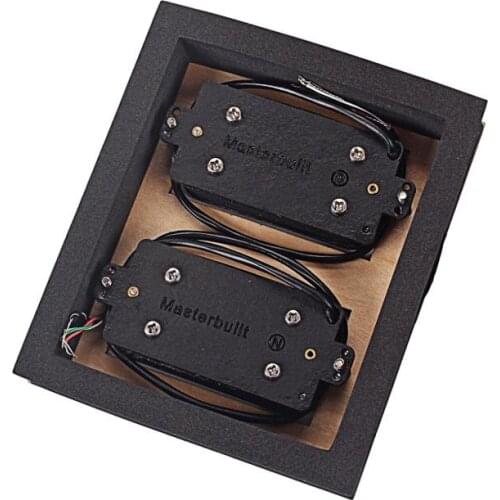 Humbucker Pickup Set Fiber Alnico 5 Magnets Four Conductor Wired