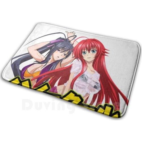 Rias Gremory And Akeno Himejima Carpet Mat Rug Cushion Soft Rias Gremory And Akeno Himejima Anime Rossweisse Grayfia