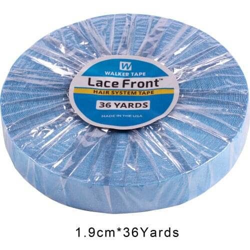 Strong Lace Front Support Tape 36 Yards 1.9cm Beaded Adhesives Tape For Tape Hair Extensions Lace Wigs