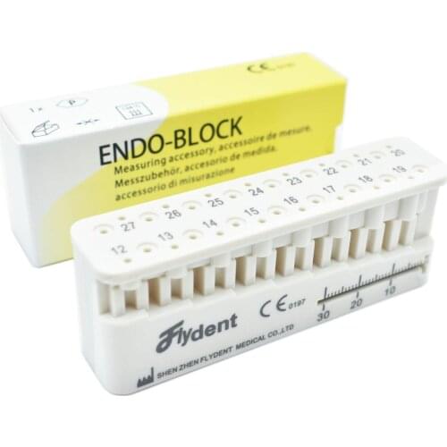 1pc Dental Autoclavable Stand Ruler Dentist Instrument Ruler Products Equipment Mini Measuring Block