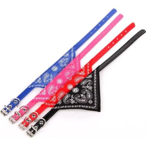 Pet Soft Pet Cat Collar Adjustable Pet Cat Scarf Collars Neckerchief Necklace trigon Pet accessories Adjustable Small Dog Scarf