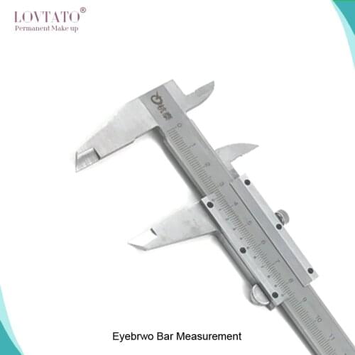 2018 Microblading Tebori Eyebrow Bar Measurement 6" 0-150mm/0.02mm Metal Calipers Gauge Micrometer Measuring Tools For Tattoo