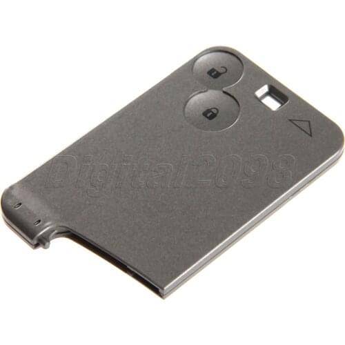 Yetaha 2 Buttons Replacement Fob Keyless Entry Remote Car Key Shell Case For Laguna Espace Smart Card Car-covers