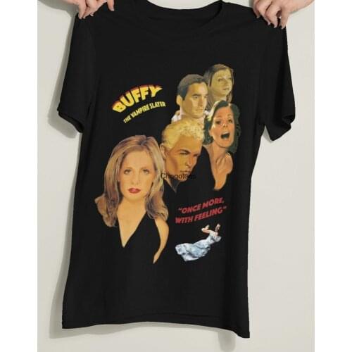 Buffy The Vampire Slayer Once More With Feeling top tee vintage T Shirtlong sleeve