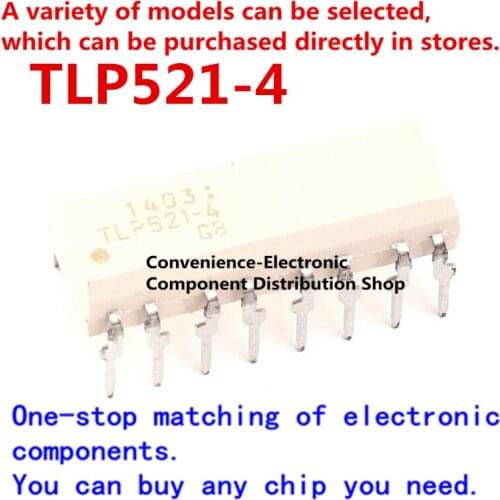 10PCS/PACK TLP521-4GB TLP521-4 optocoupler directly inserted into DIP-16 IC chip optocoupler