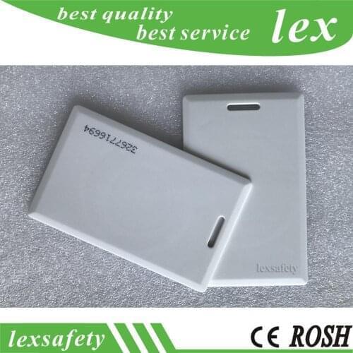 100pcs 125Khz T5577 RFID Clamshell Thick Smart Card Access Control Writable Thick Proximity Clamshell Card Clone Duplicate Cards