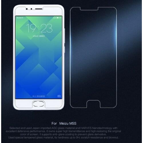 2PCS Tempered Glass For Meizu M5S Ultra-thin Screen Protector for Meizu M5S HD Toughened Protective Film Meizu M5S Glass Cover