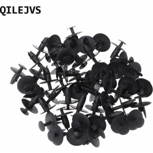 50 Pcs Auto Fastener Soundproof Insulation Fender Clip For Peugeot 307 308 408 206 Citroen C4 #kui
