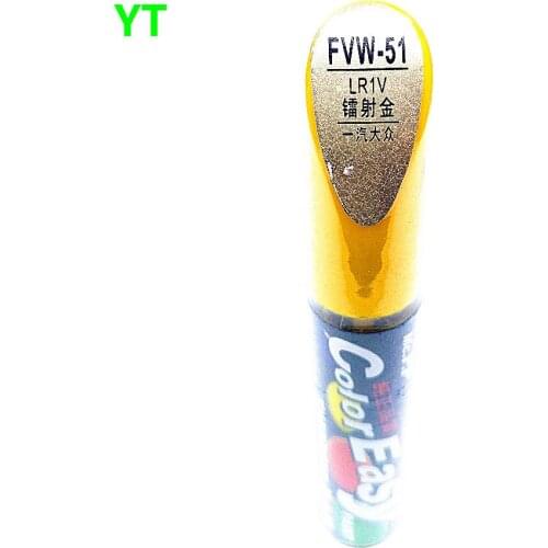 Car scratch repair pen, auto painting pen gold color for volkswagen polo golf 6,7 touran passat tiguan CC ,car painting pen