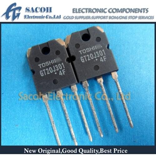 Free shipping 10Pcs GT20J301 GT20J101 GT15J101 GT10J301 TO-3P 20A 600V High Speed IGBT Transistor
