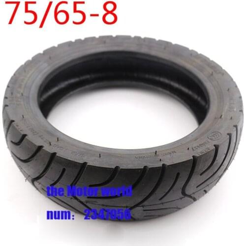 Free shipping 75/65-8 tubeless tire Tube out tire 8 inch fit for Gas Electric Scooter Pocket Bike