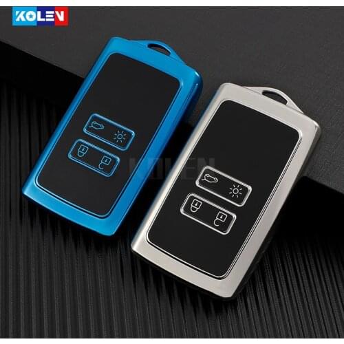TPU Car Remote Key Cover Case For Renault Koleos Kadjar Scenic Megane Sandero Espace Clio Captur Kangoo Laguna Talisman Twingo