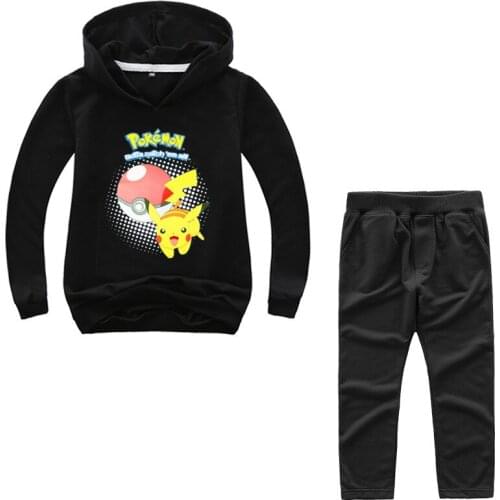 Childrens suit childrens suit Toddler boys suit girls hoodie pants 2 sports suits Little squirrel jumper hoodie suit