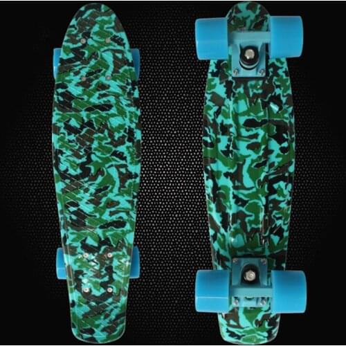 Peny Board Fish board Camouflage Printed mini cruiser skateboard decks single long board childrens scooter skate longboard PN19
