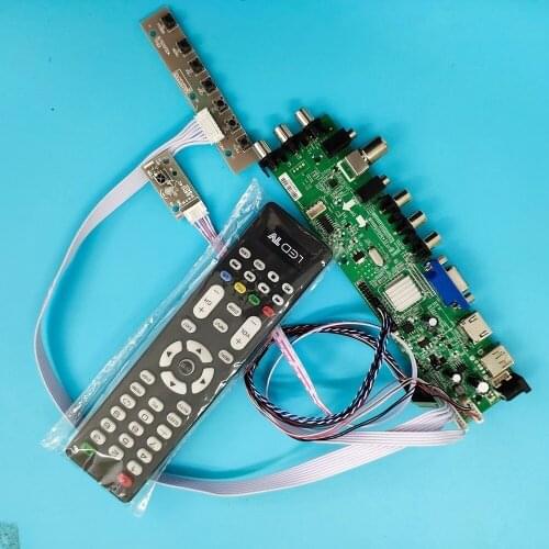 Kit For LTN173KT02-L01/LTN173KT02-701 WLED 1600X900 VGA LED HDMI digital Signal controller board remote DVB-T2 40pin TV LVDS USB
