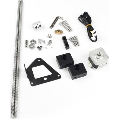 Durable Aluminum Dual Z Axis Lead Screw Upgrade Kit for Ender 3/ 3S/ 3Pro 3D Printer Repair Parts Accessories