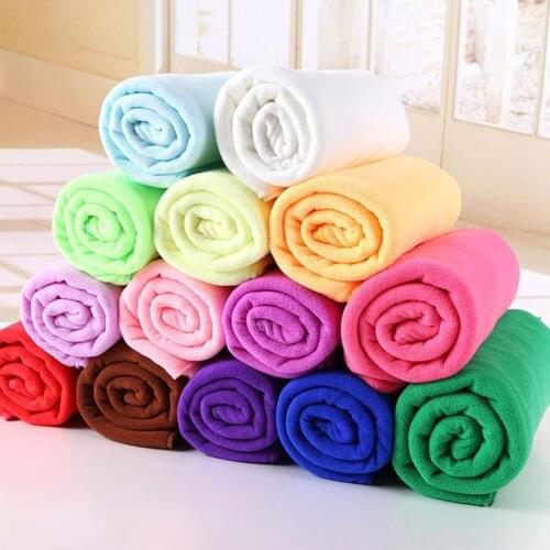 Multipurpose Microfiber Absorbent Fast Drying Bath Beach Towel Washcloth Swimwear Hair Towel Sports Fitness Towels