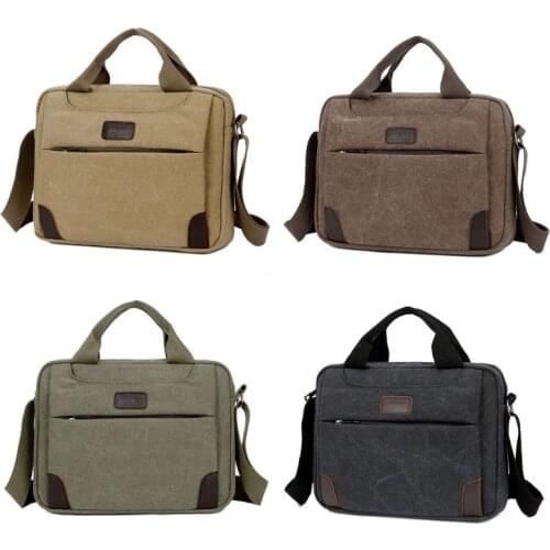 Mens Canvas Crossbody Hiking Military Messenger Sling Shoulder Bag Satchel Bags