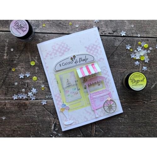 New Nostalgia ice cream truck metal Cutting Dies Stencils DIY Scrapbooking Paper/photo Cards Embossing Dies