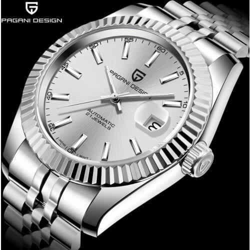 PAGANI DESIGN 2020 Luxury Watch Men Sapphire Automatic Brand Mechanical Waterproof Stainless Steel Watches Clock Montre Homme
