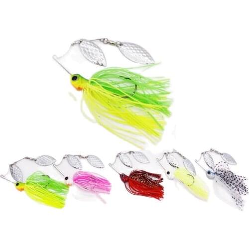 7G Buzzbait Lures Spinnerbait Fishing Lure Jig Metal Spoon Jigging Head Spinner Bait Swimbait for Bass Blade Spinner Bait