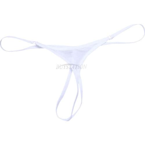 Sexy lingerie ropa mujer underwear women lenceria panties tanga thong Solid color String Open crotch Breathable No trace simple