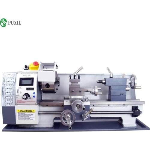 WM210V Small Metal Lathe / 750W Brushless Motor Steel Gear Lathe 210V lengthened 400mm Lathe