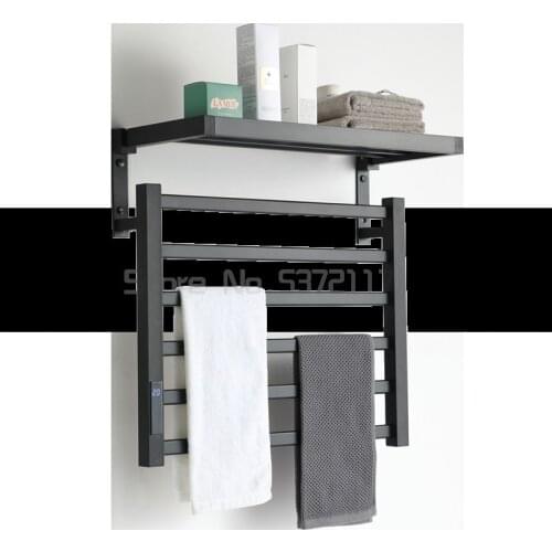 Intelligent electric heating towel rack rod bathroom hole free heating drying rack bathroom towel towel towel rack