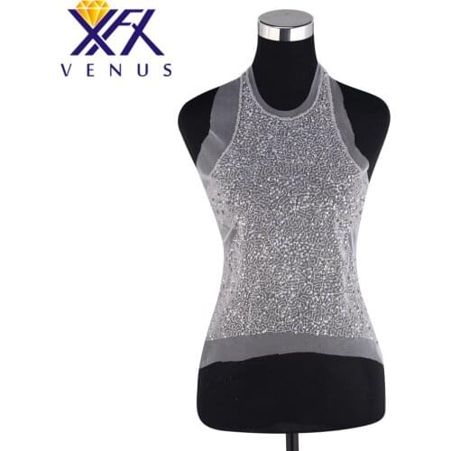 XINFANGXIU Crystal Costume Trimming Patch Sewing Stone Bridal Applique Rhinestone Appliques Embroidery Costume Decoration
